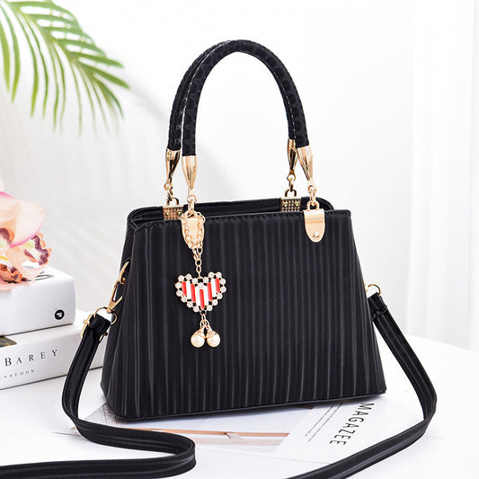 "The Caroyln" Stripped Handbag