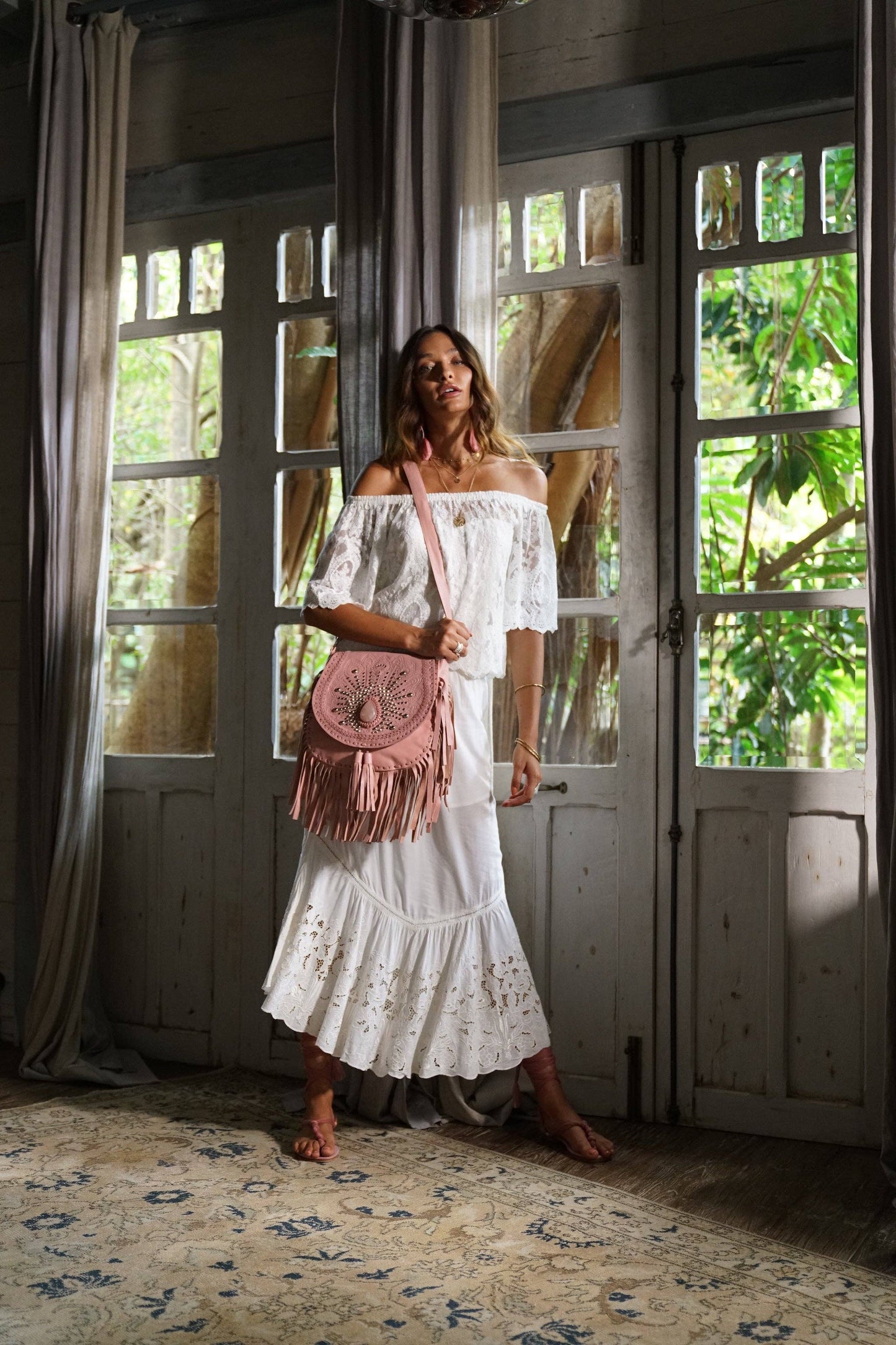 Deus Peacock Bag Pink