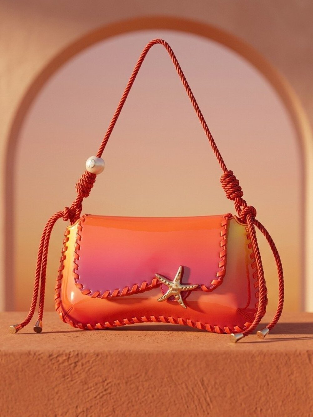 Eternal Afterglow Sunset Shoulder Bag Sunset Ombre