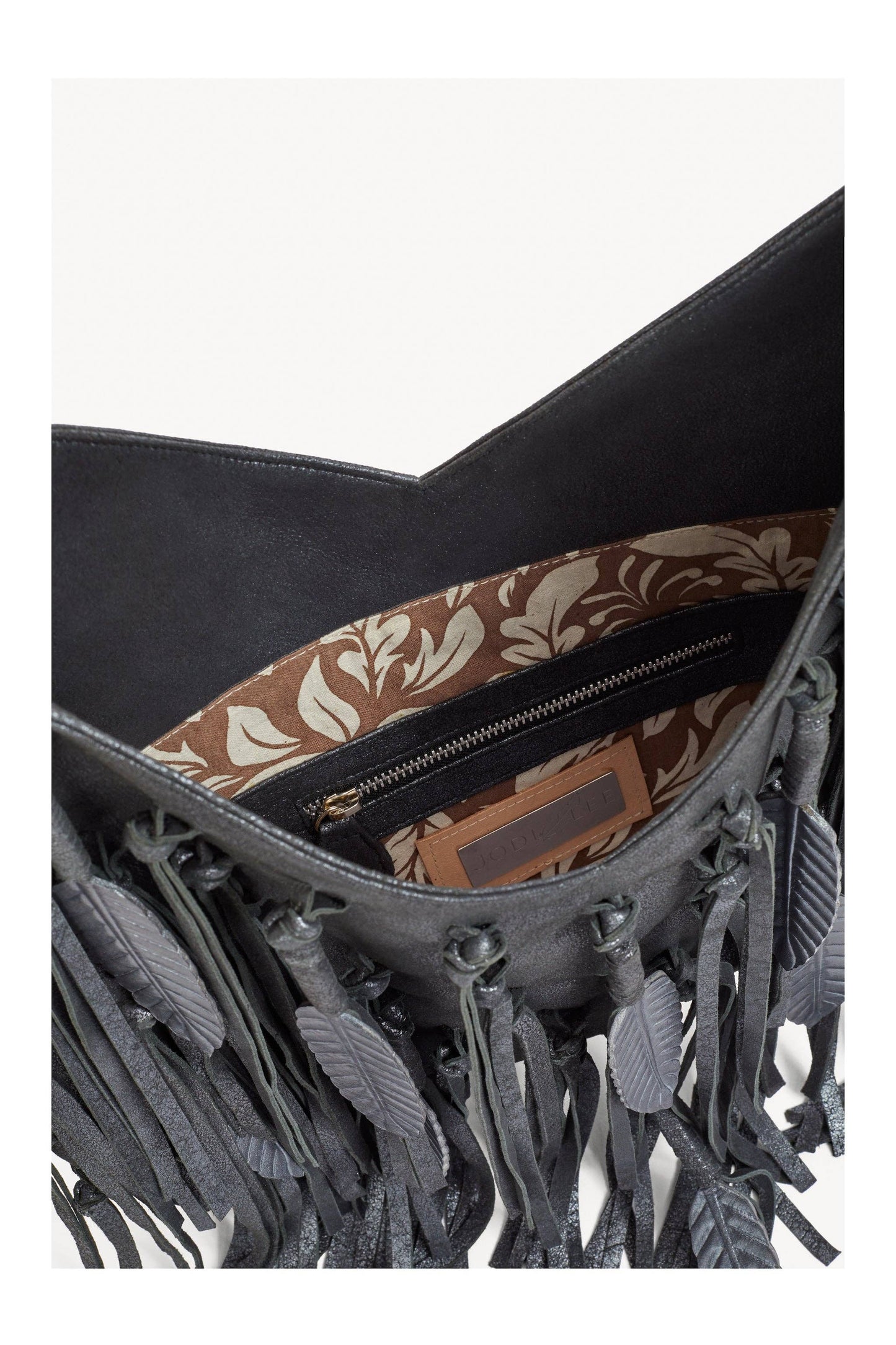 Pocahontes Leaf Bag Metallic Charcoal