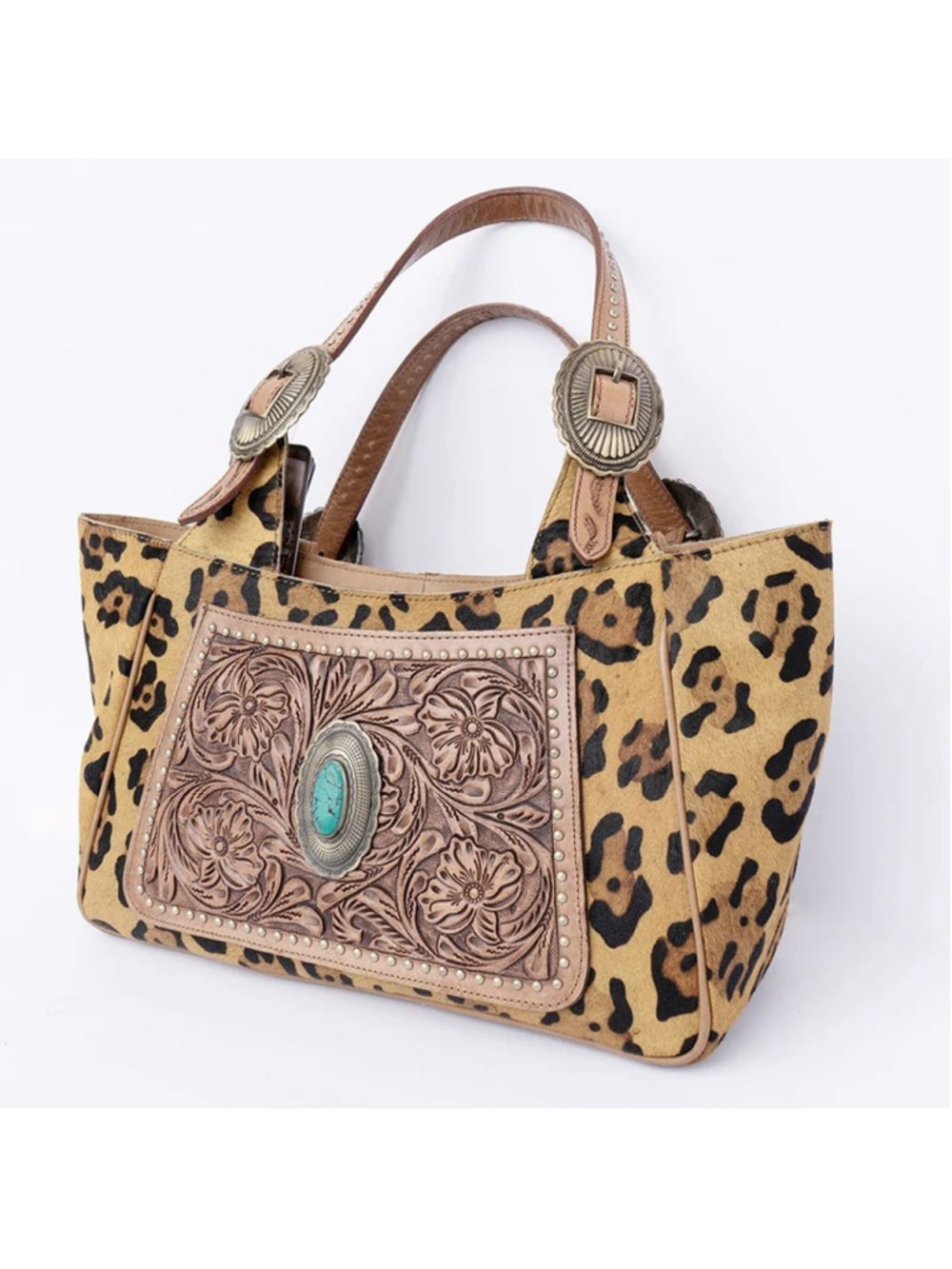 American Darling Western Luxe Wild Leopard Shoulder bag