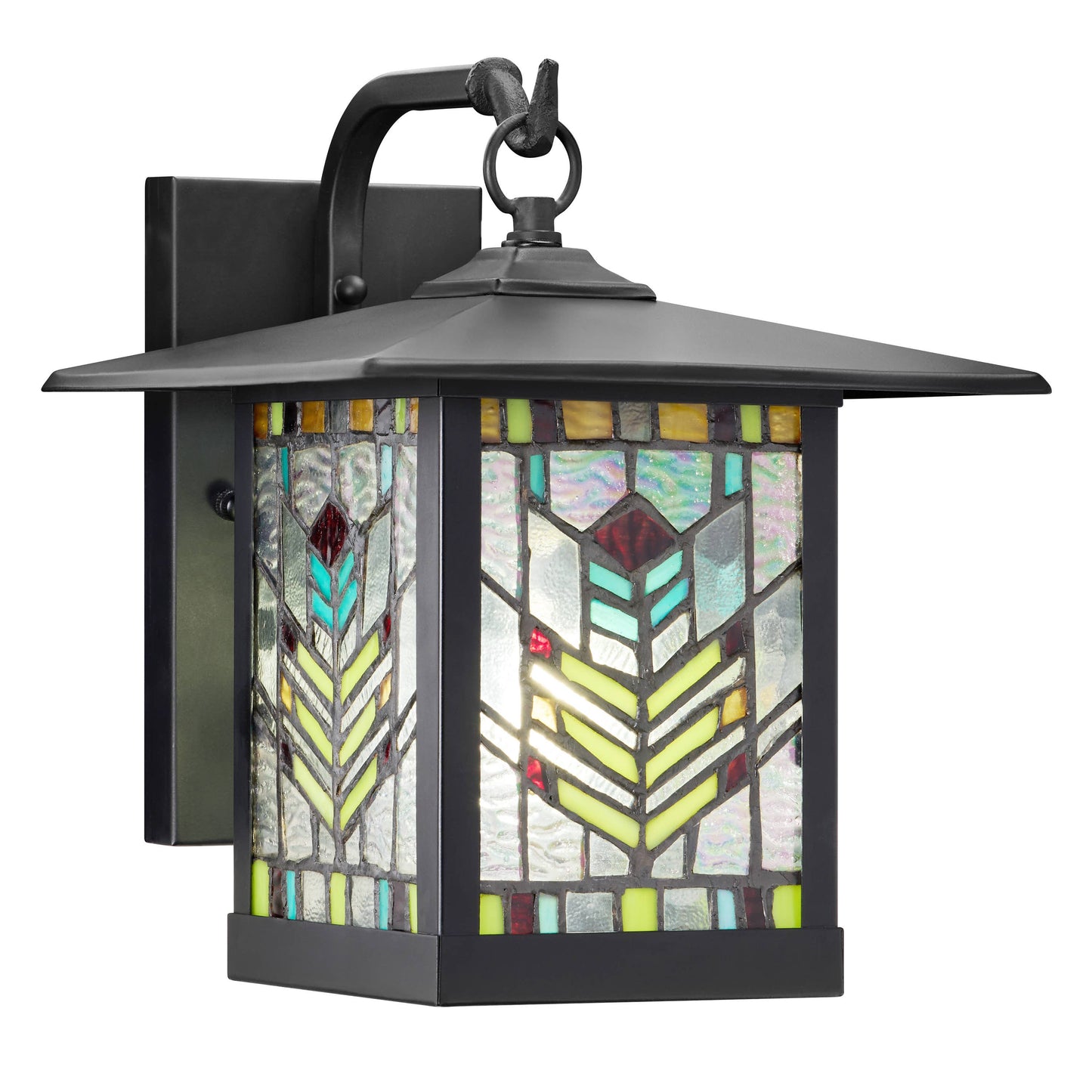 11.75"H Juniper 1-Light Outdoor Lantern Wall Sconce