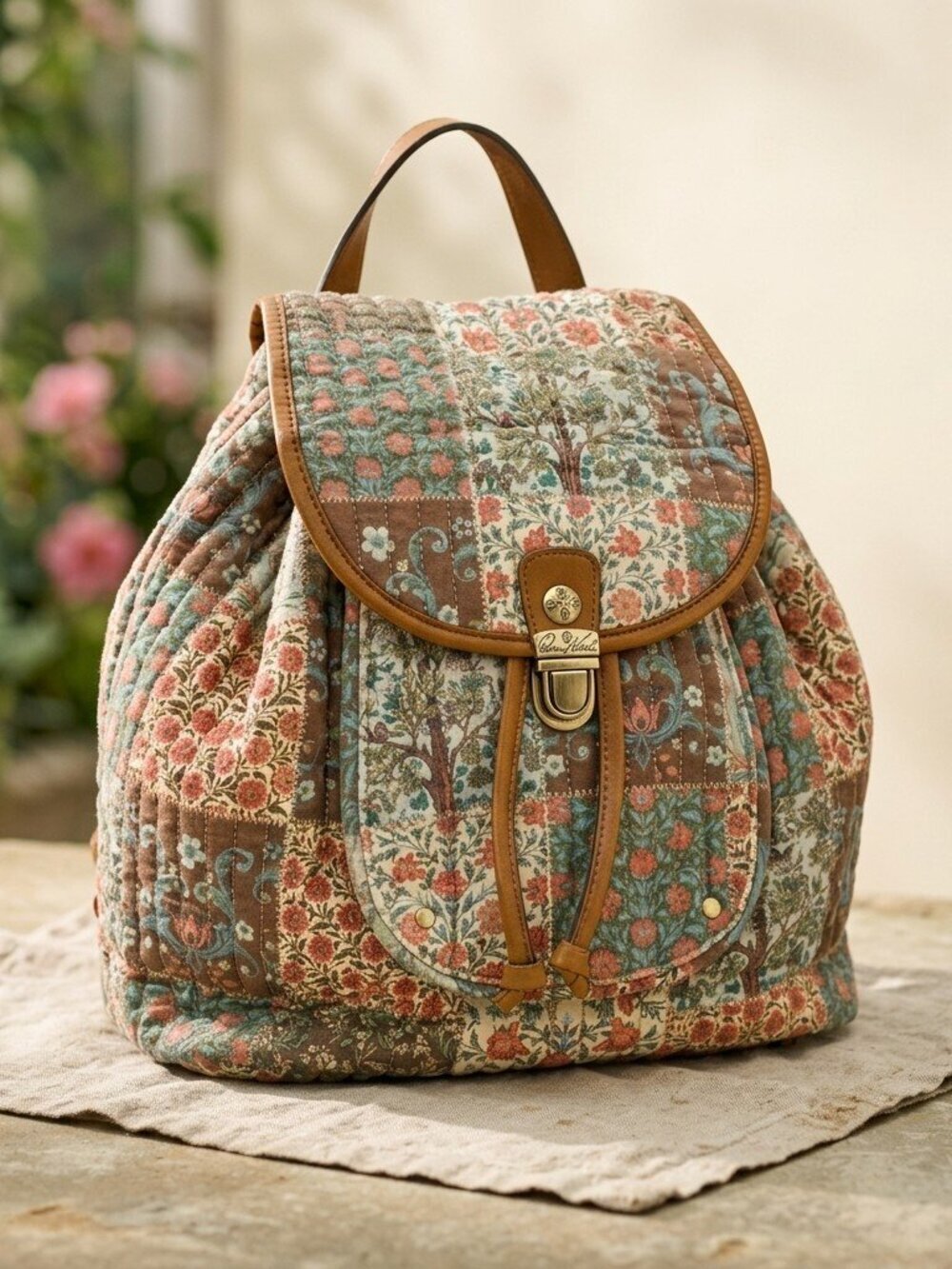 Patricia Nash Arezzo Backpack - Nordic Patchwork