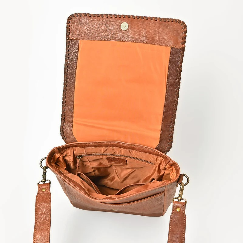 American Darling Desert Trail Leather Crossbody Bag