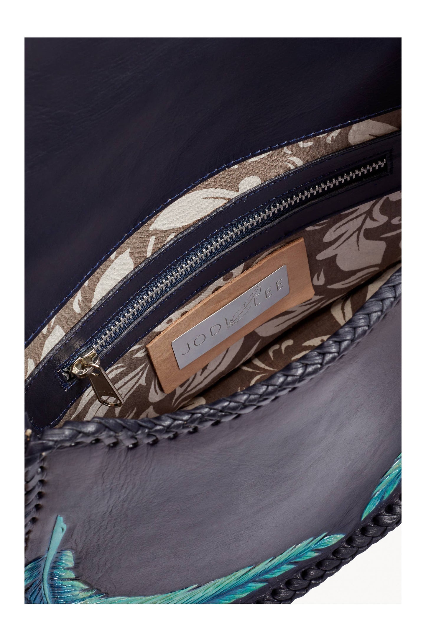 Angel Feather Bag Navy/Silver