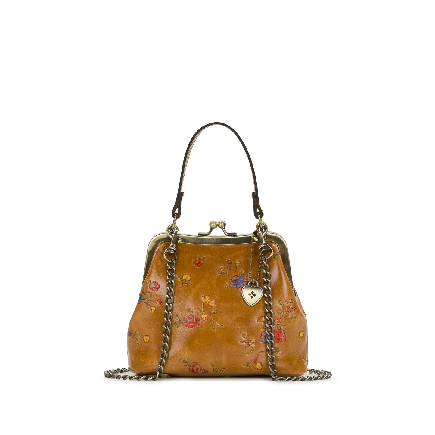 Patricia Nash Mini Laureana Chain Crossbody - Fleur de Jardin Embossed