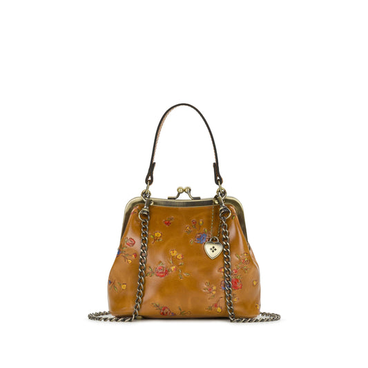 Patricia Nash Mini Laureana Chain Crossbody - Fleur de Jardin Embossed