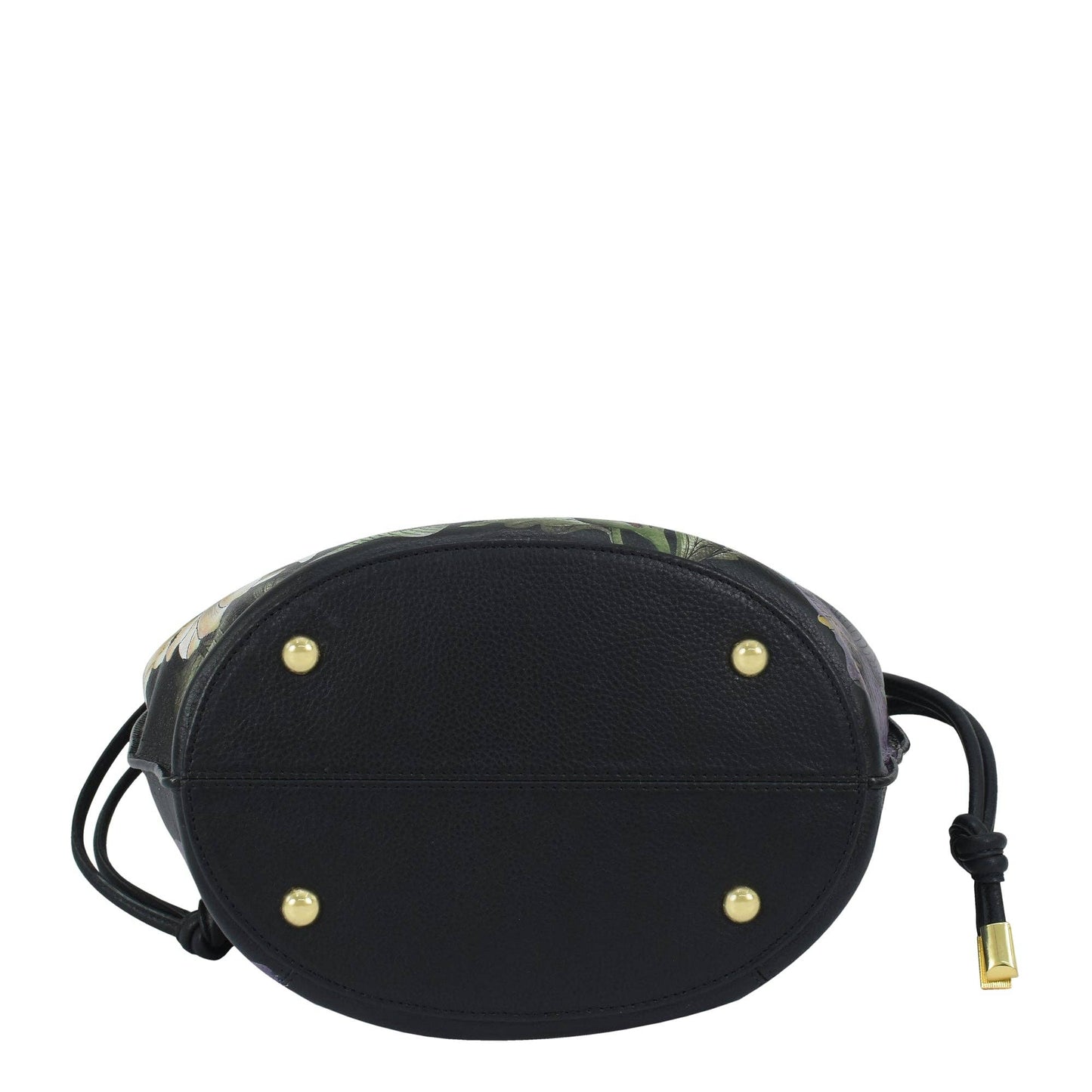 Anuschka Drawstring Bucket Bag - 723 with hummingbirds