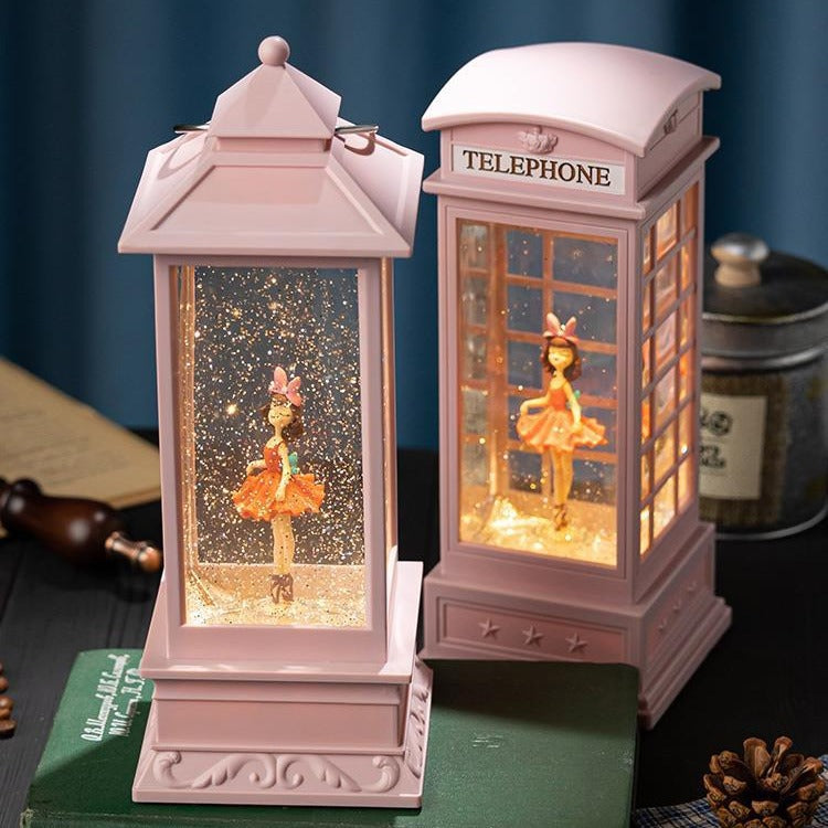 Resin Glass Rotatable Children's Day Music Box Music Box
