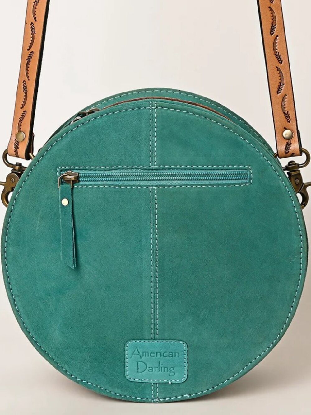 American Darling Turquoise Heritage Round Crossbody