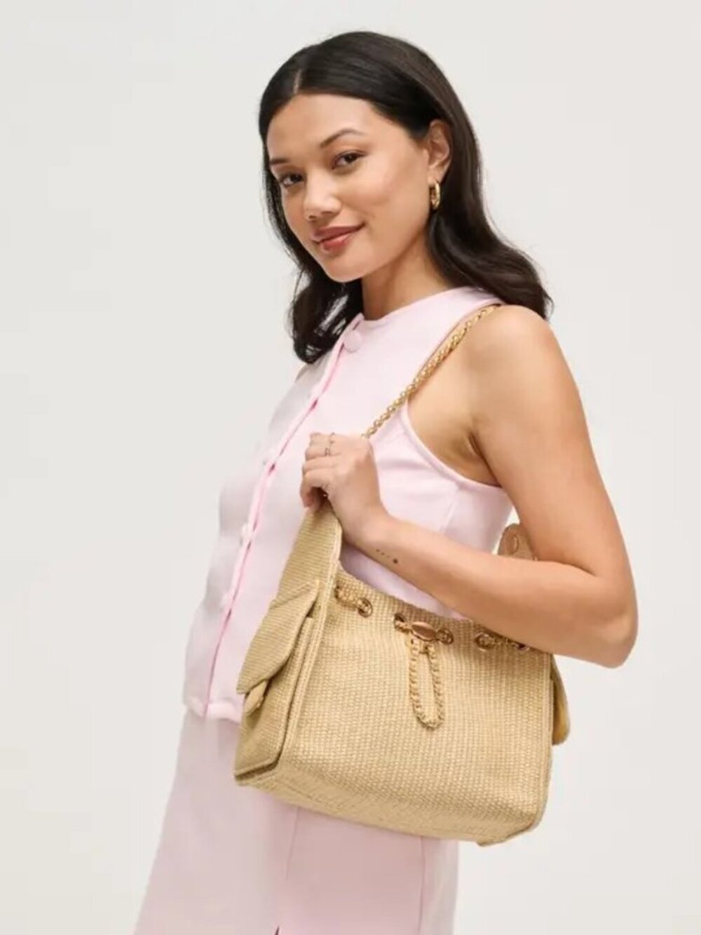 Urban Expressions Paisely Sholder bag-Woven