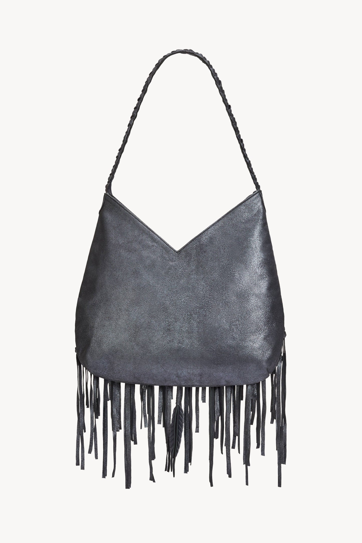Pocahontes Leaf Bag Metallic Charcoal