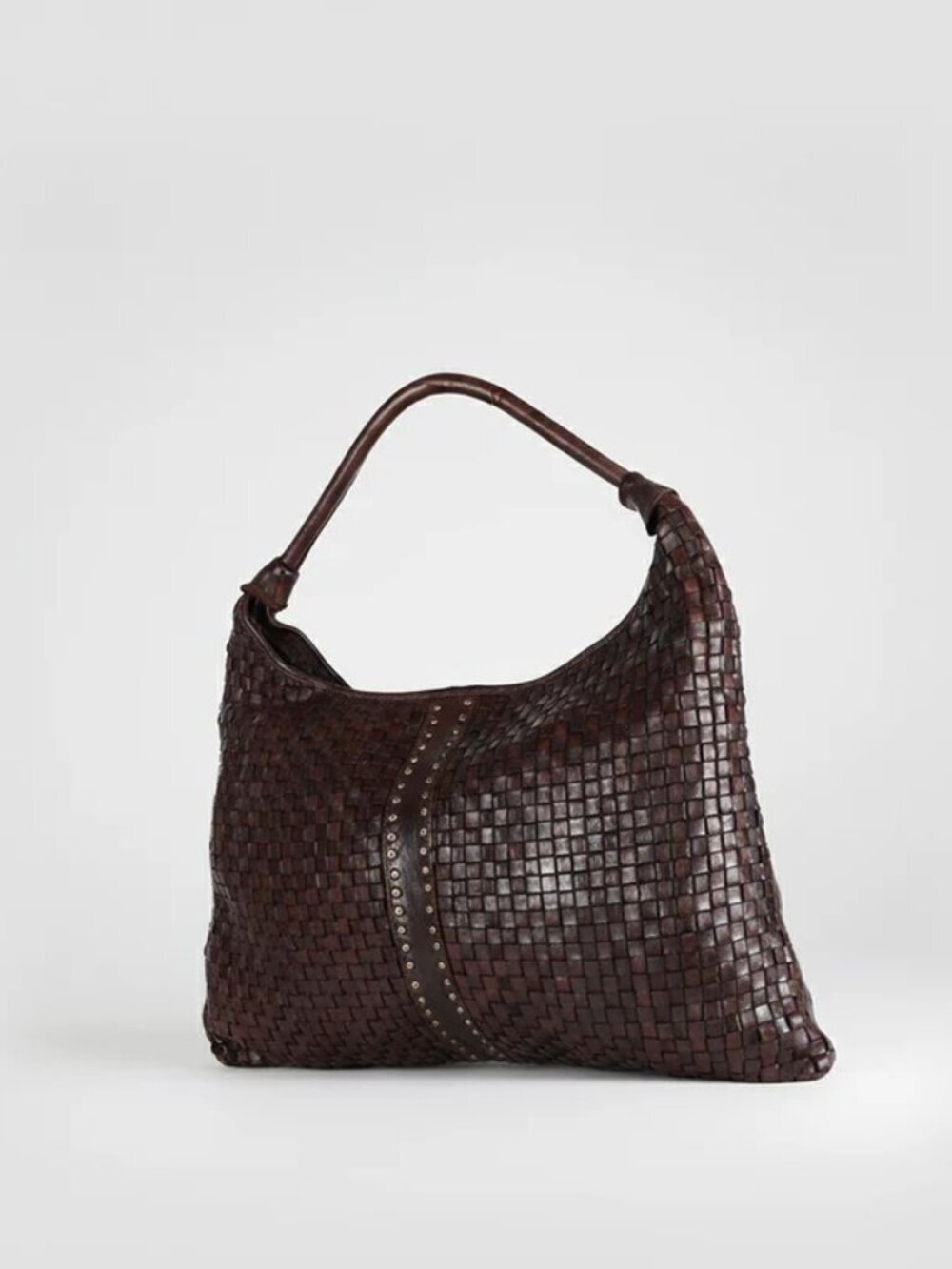 Beth Dutton Style Artisan Woven Leather Hobo Bag