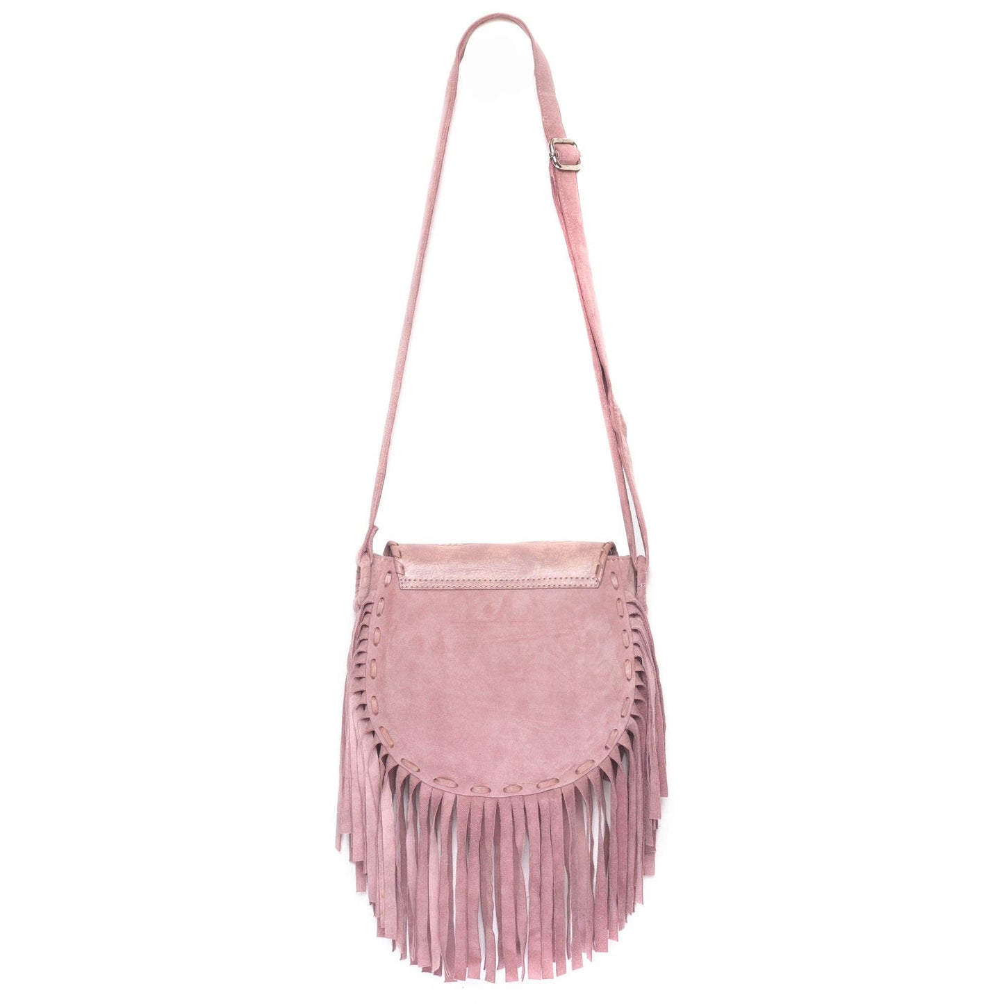 Antheia Fringe Bag Antique Dusty Pink