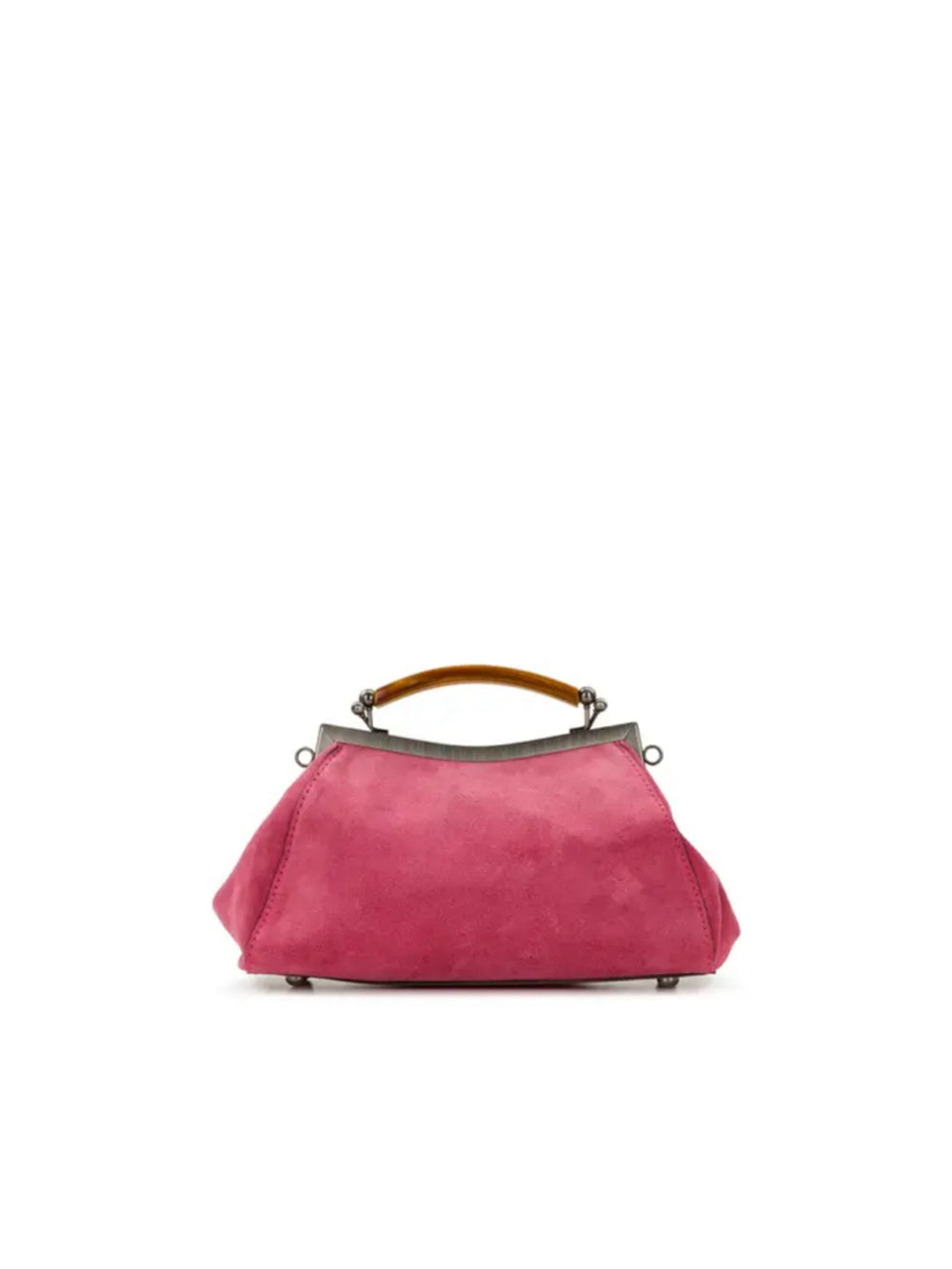 Patricia Nash Parisian Rose Suede Kelmscott Frame Bag