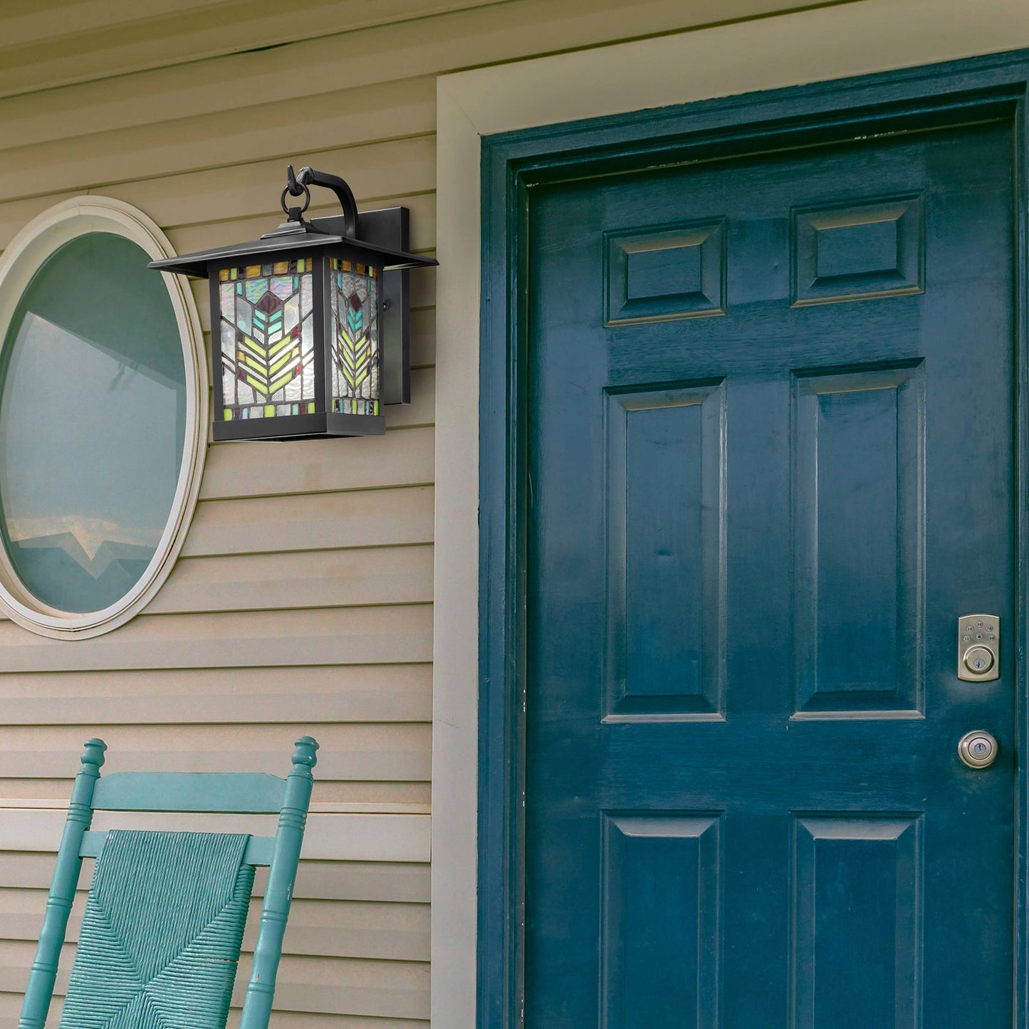 11.75"H Juniper 1-Light Outdoor Lantern Wall Sconce