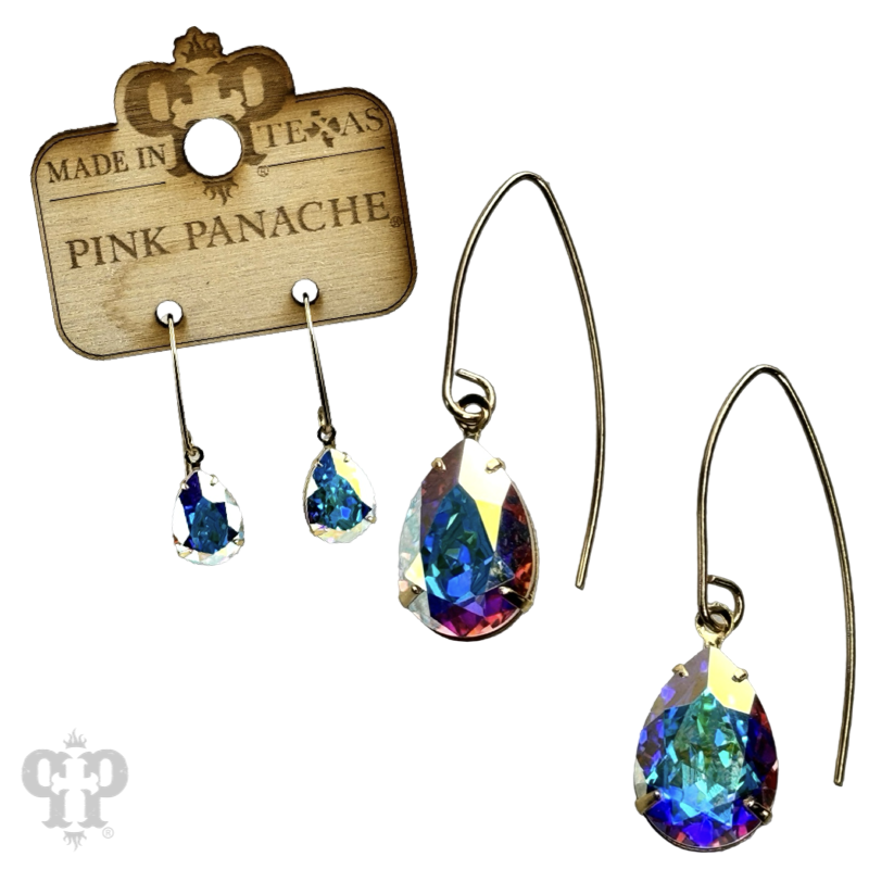 Austrian crystal pear drop earring