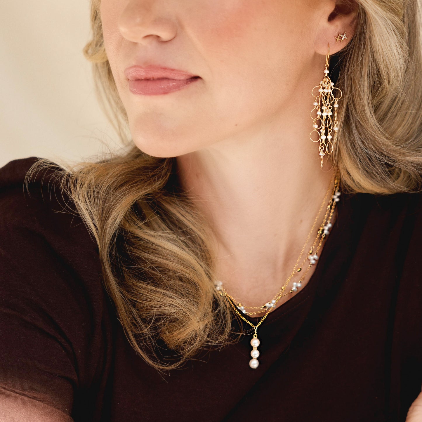Pearl Bar Necklace