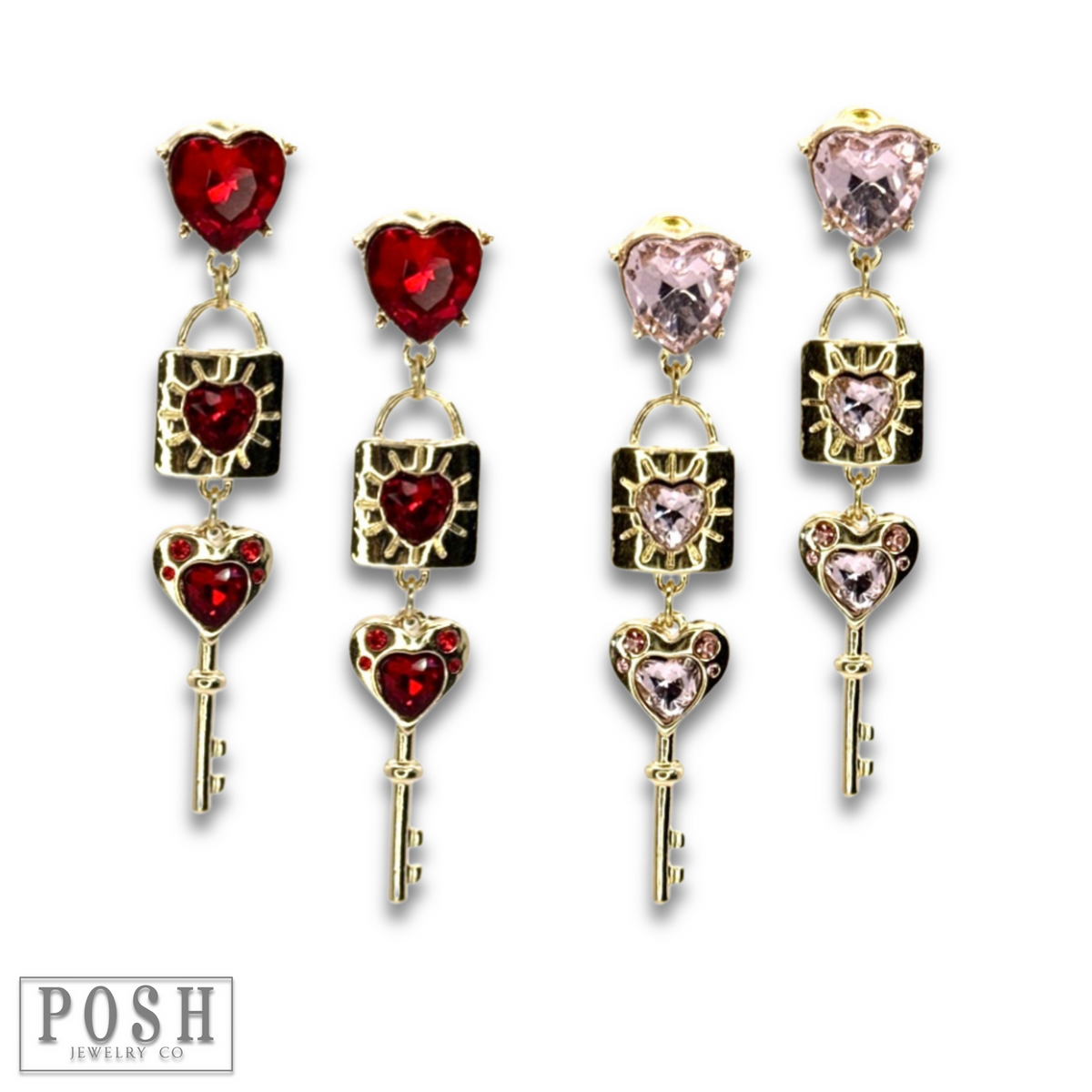 Key to my heart earring