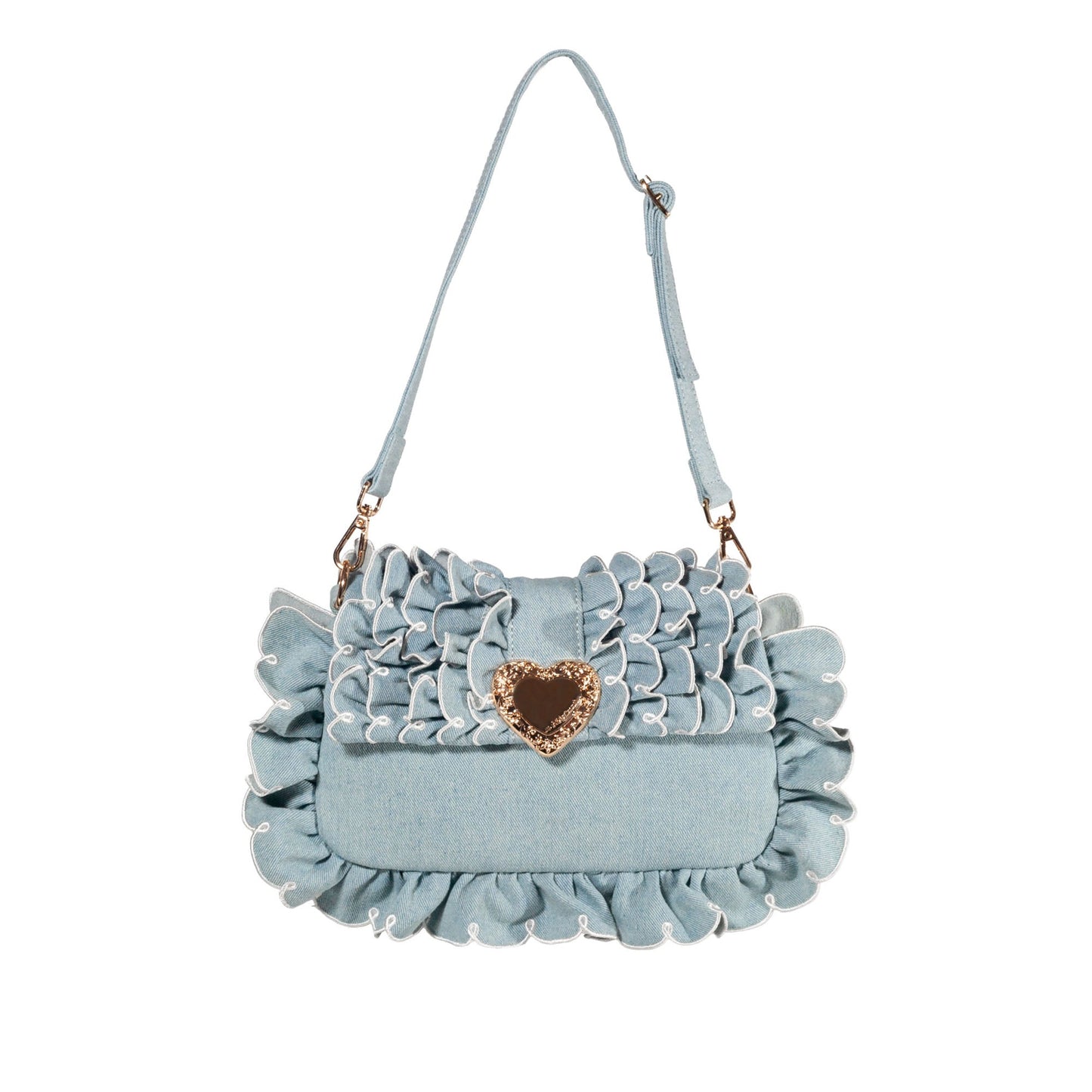 Seaside Sweetheart Shoulder Bag Denim