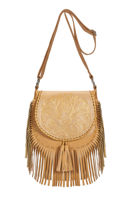 Deus Lyrebird Bag Biscuit/Gold