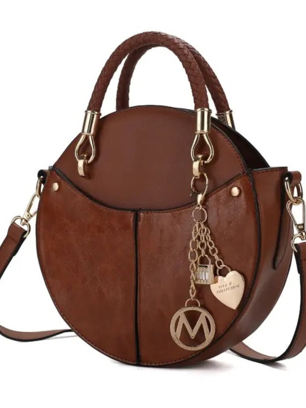 Nobella Women's Crossbody Bag-Blush Circle bag- various colors