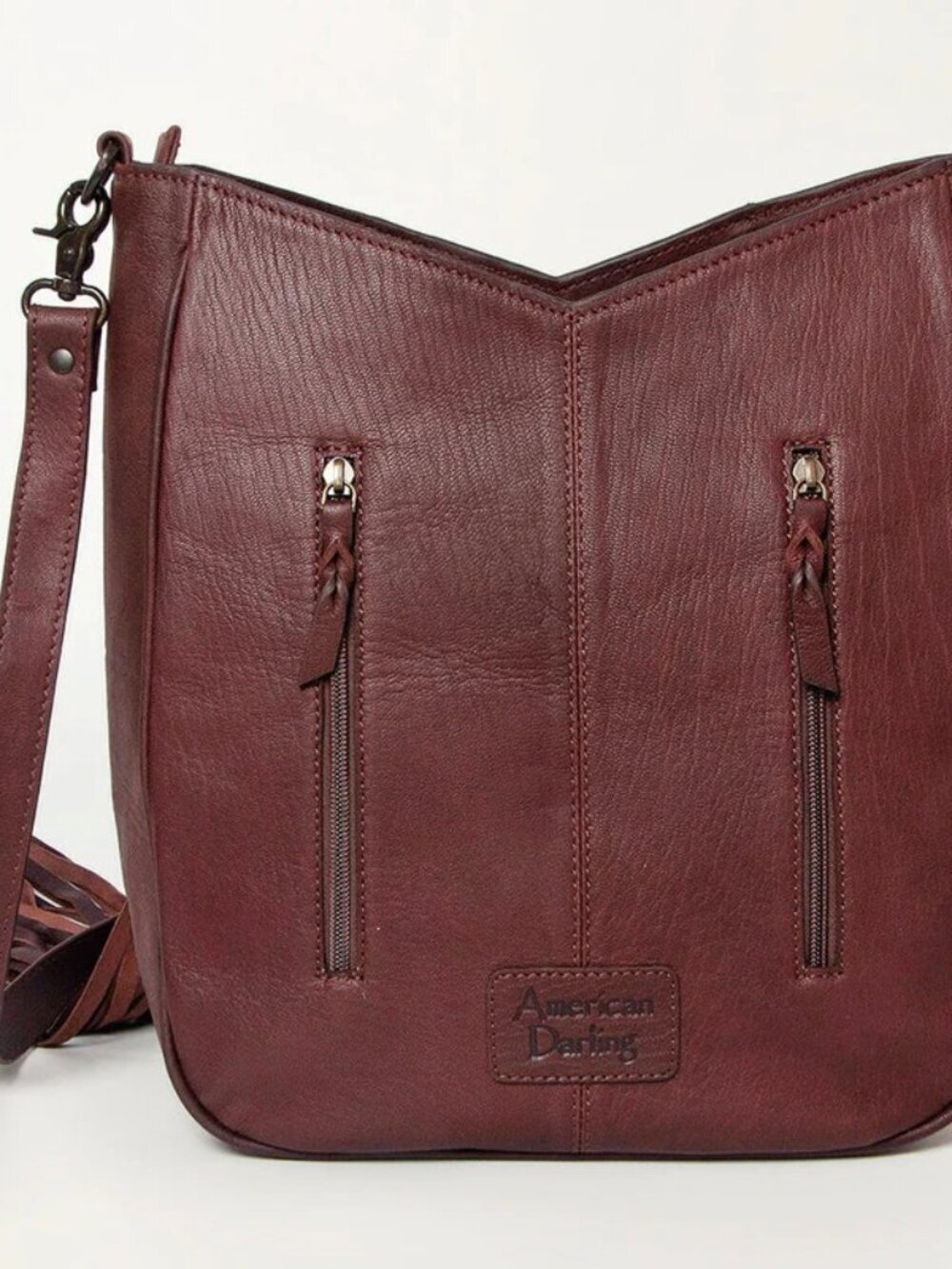 American Darling Southwest Fringe Leather Crossbody