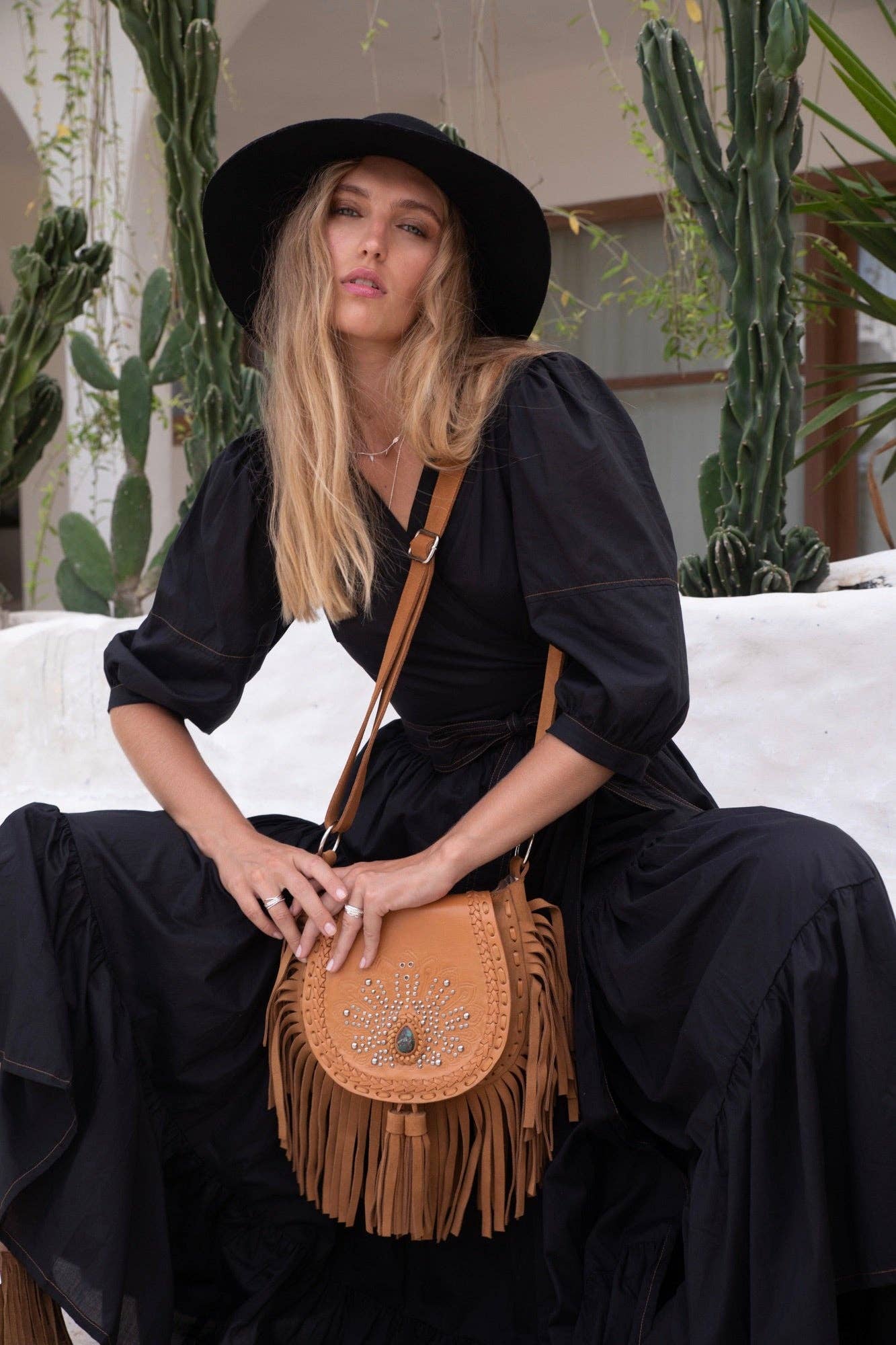 Mini Deus Peacock Bag Tan