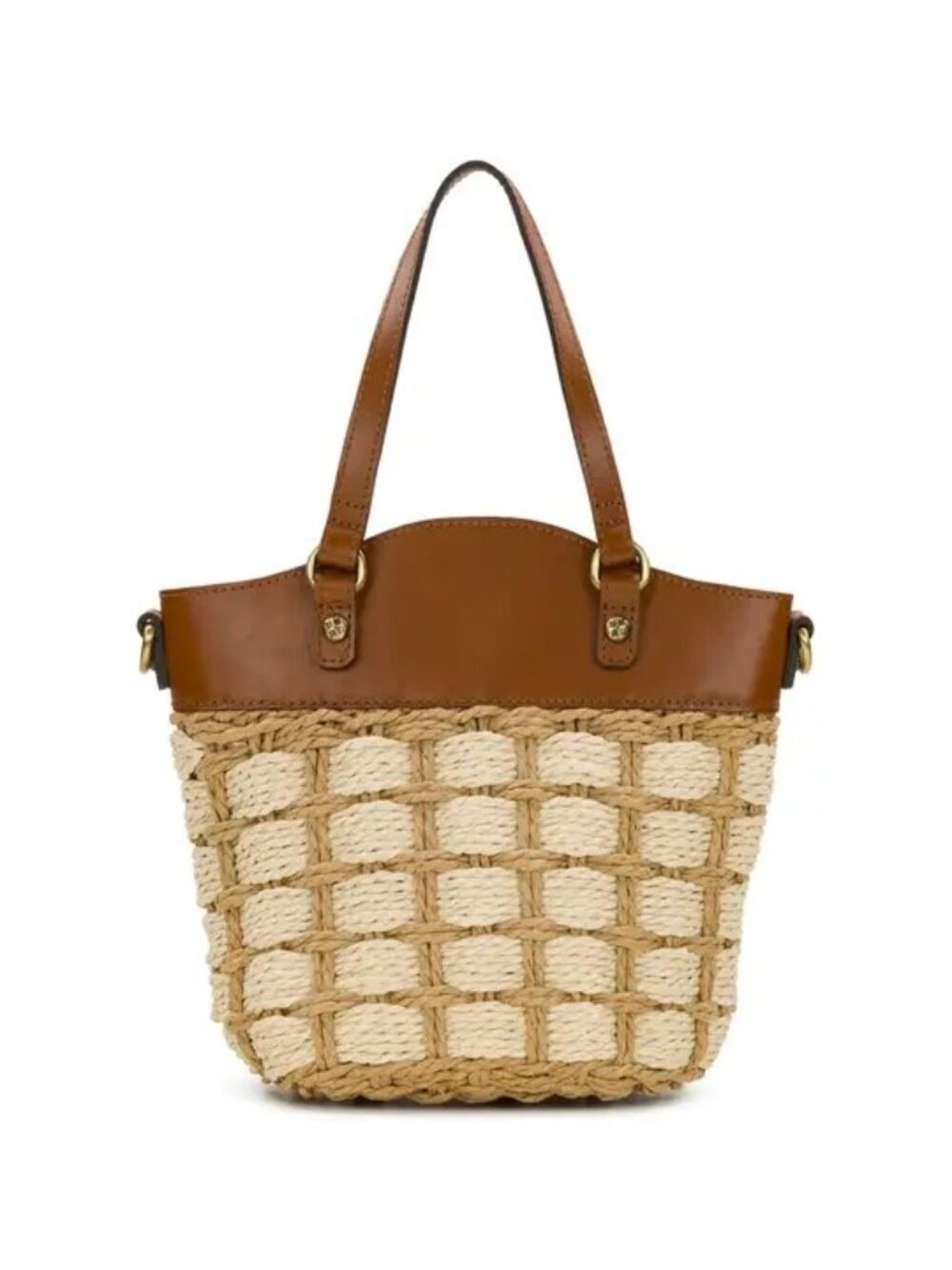 Patricia Nash Montella Basket Bag with Scarf - Specialty Woven