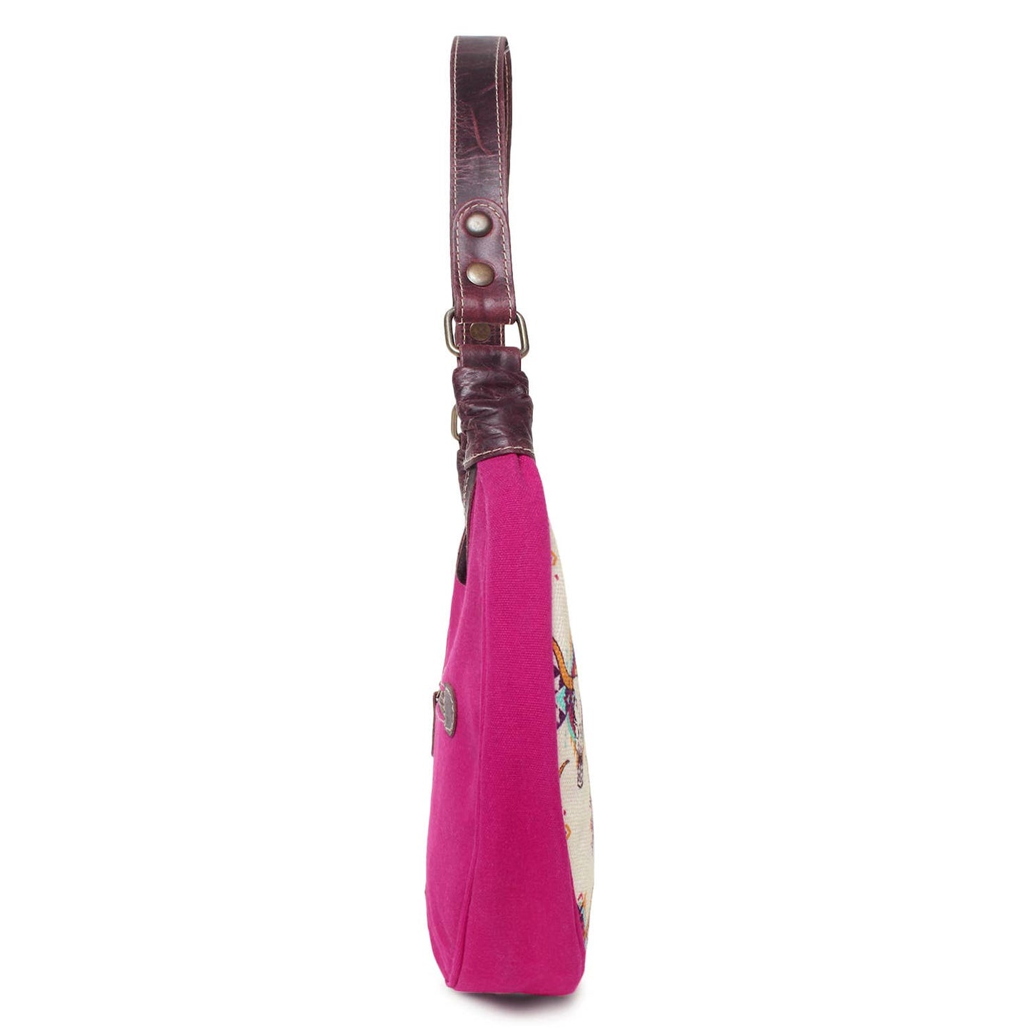 Hot Pink Longhorn Hobo Bag