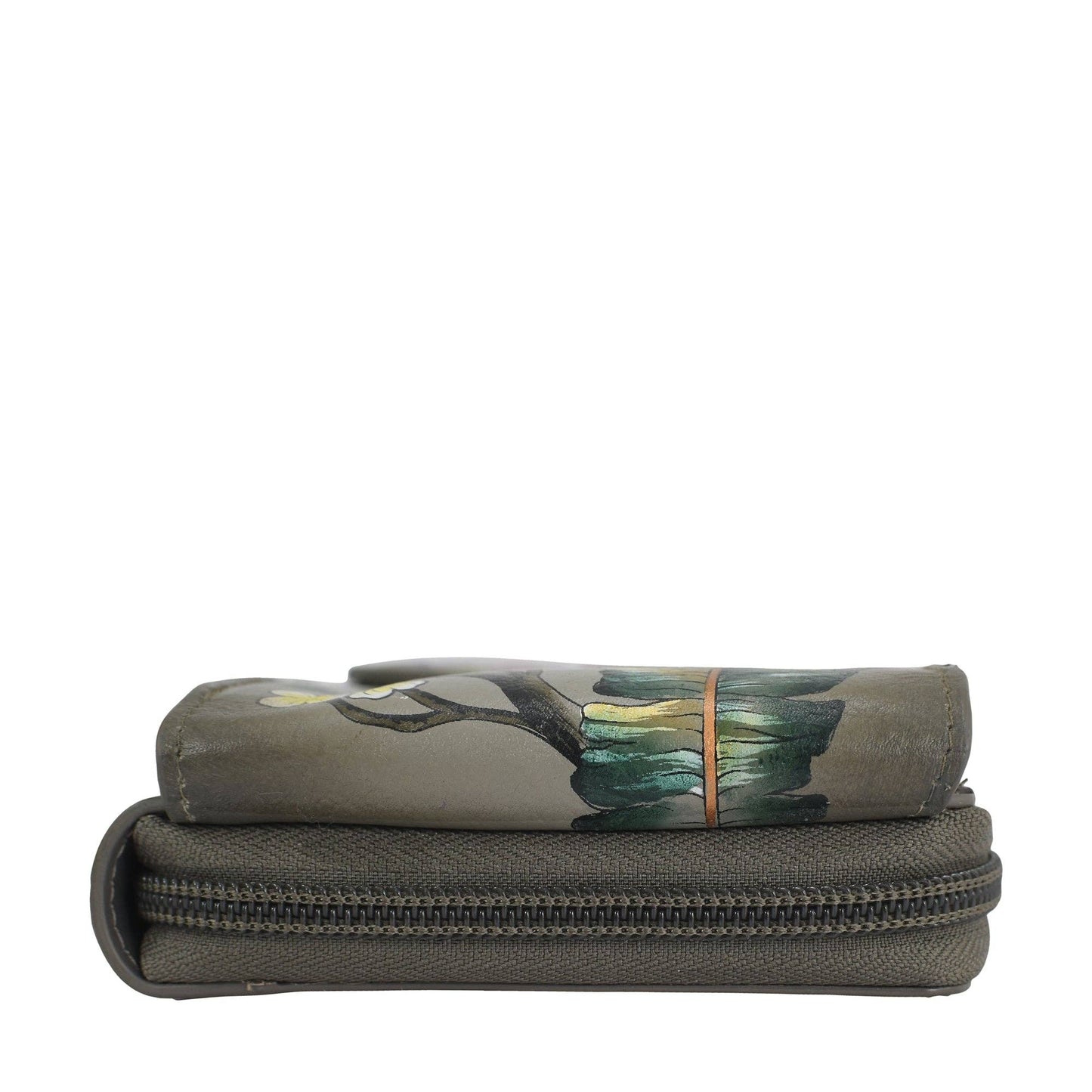 Anuschka Crossbody Phone Case - 1173 with dove design
