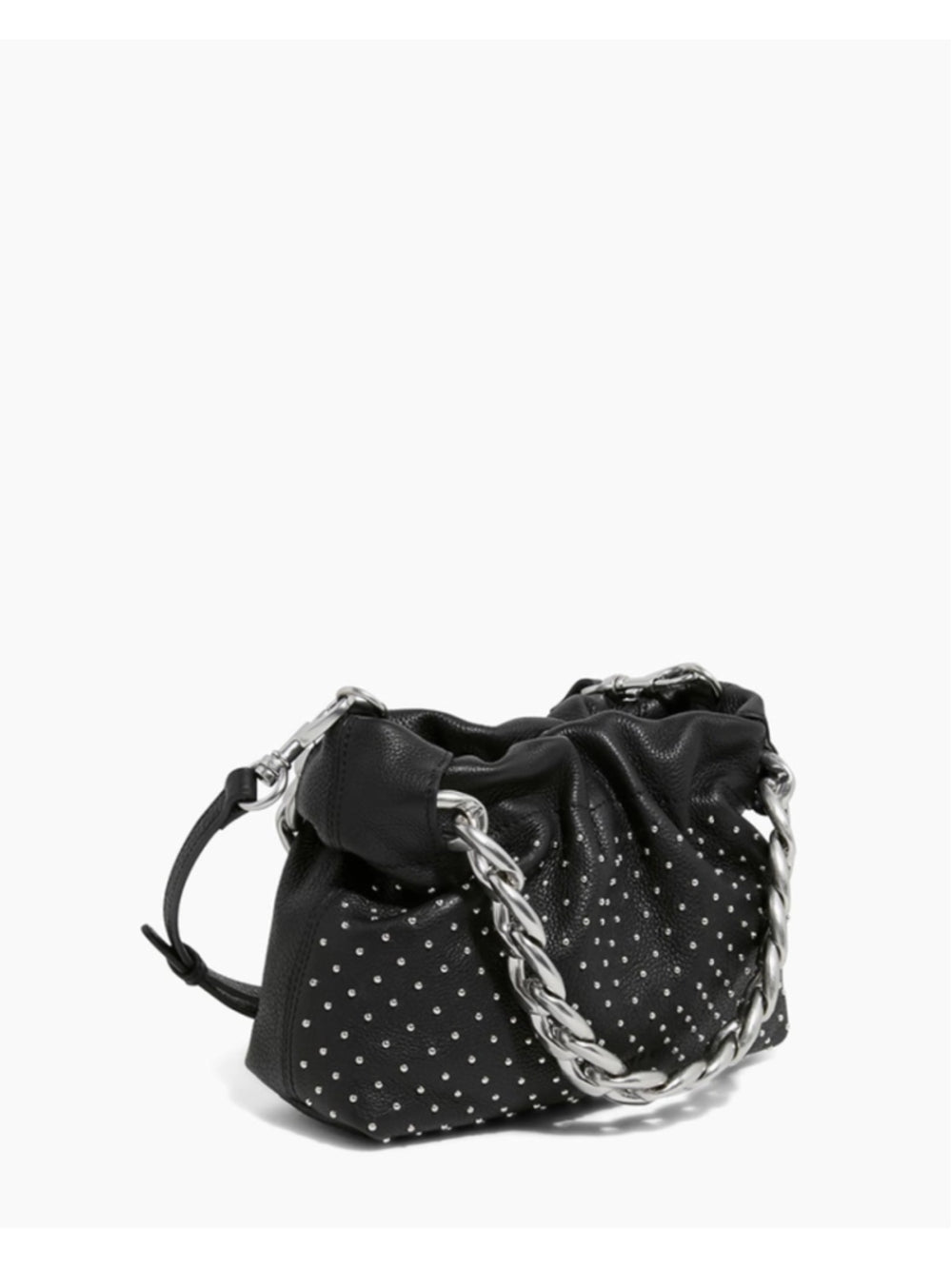 Aimee Kestenberg Chain Handheld Crossbody in Black Microstuds