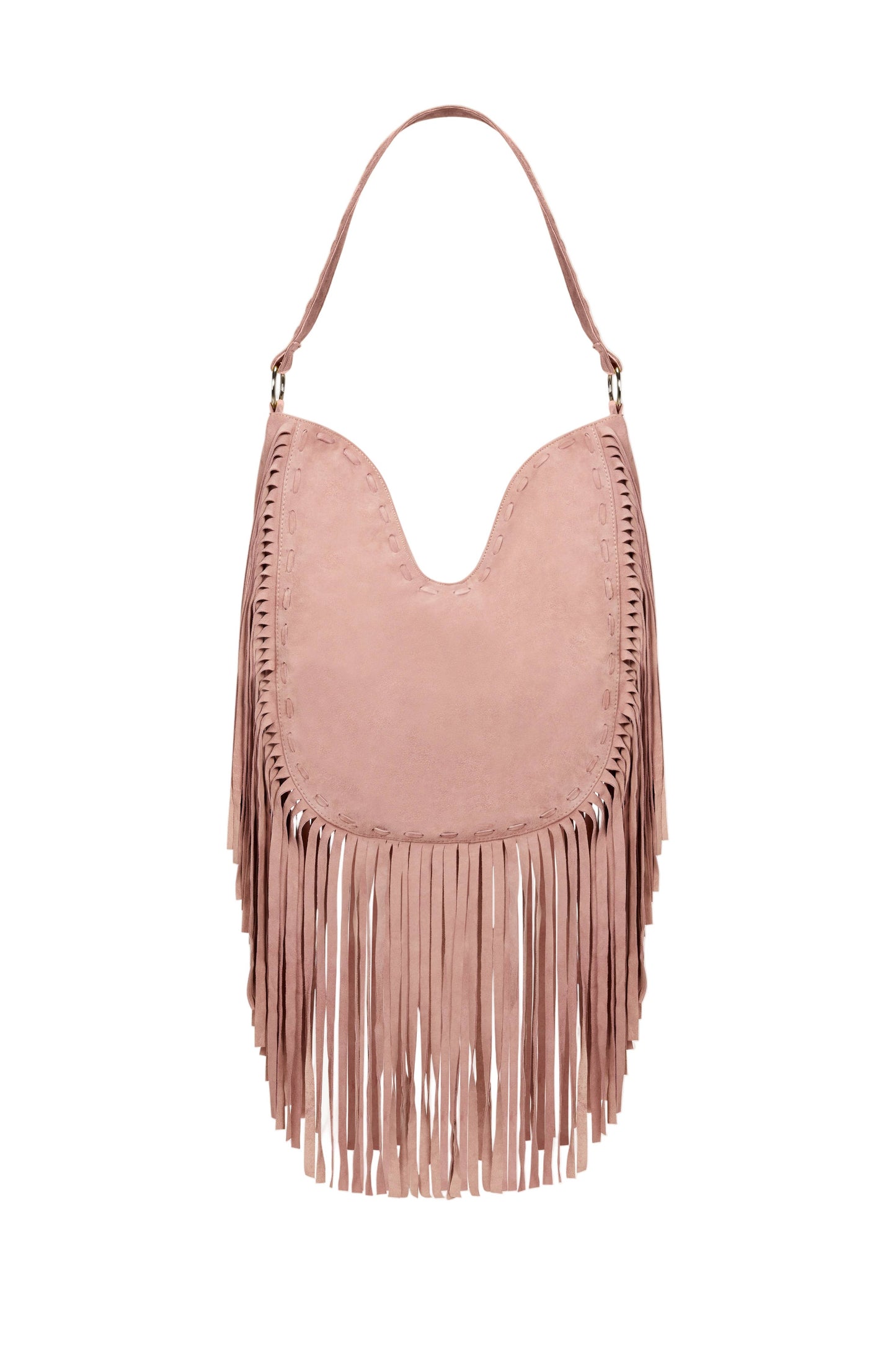 Heavenly Embroidery Bag Dusty Pink