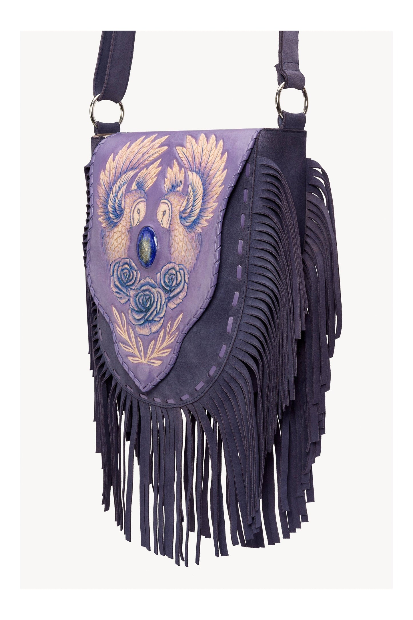 Benny Owl Rose Bag Purple