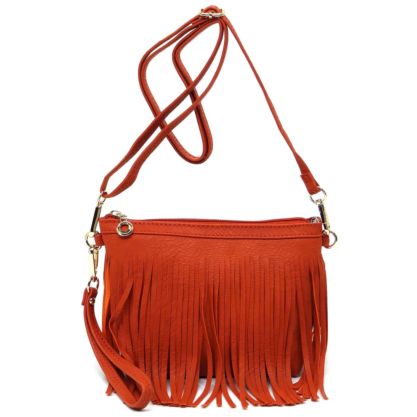 Western Fringe Clutch Cross Body Bag