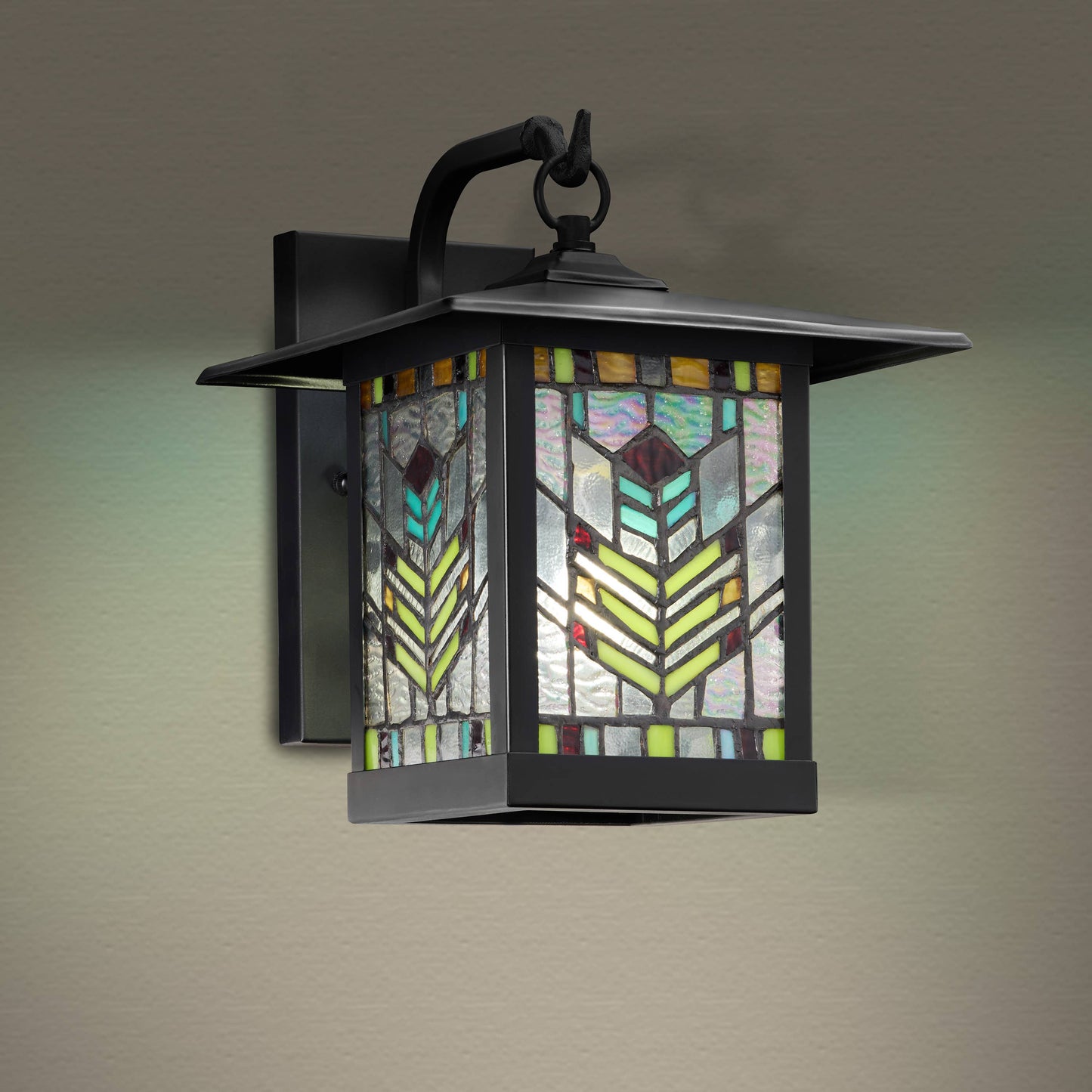 11.75"H Juniper 1-Light Outdoor Lantern Wall Sconce