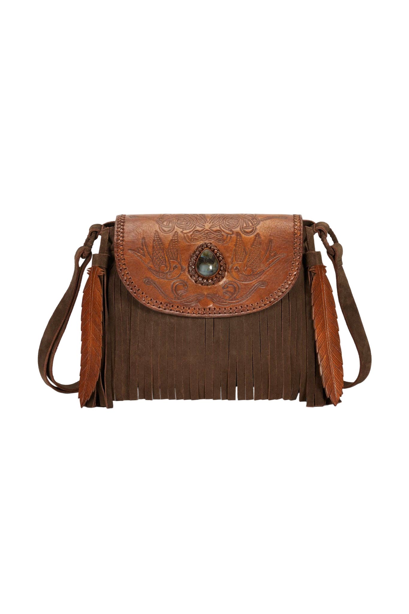Lost Bird Bag Antique Medium Brown/Dark Choc