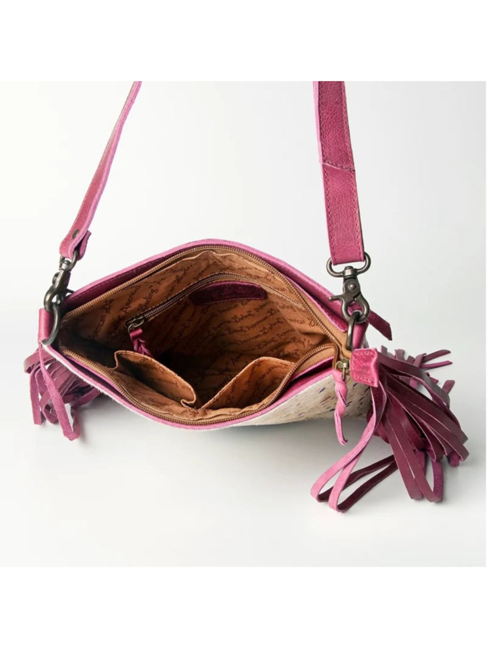 American Darling Confetti Sparkle Fringe Crossbody Bag