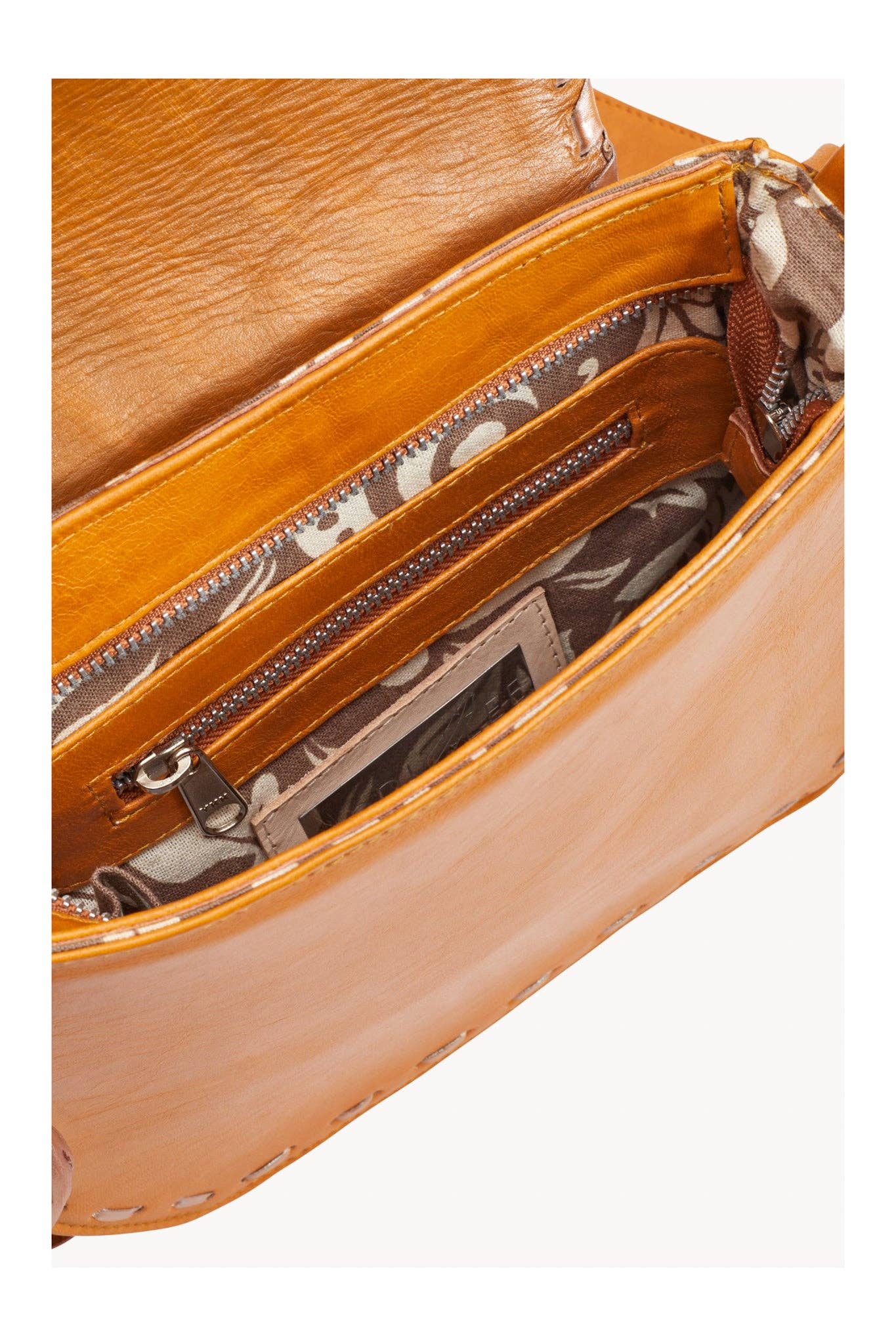 Lyrebird Love Bag Antique Tan/Silver