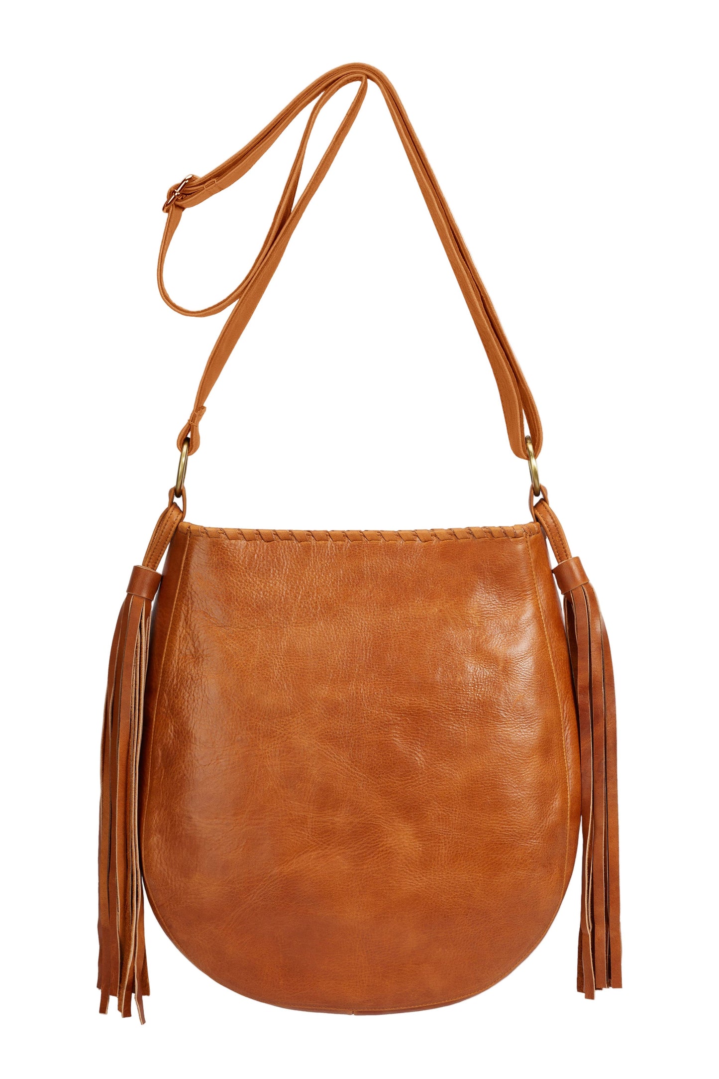 Angel Feather Pouch Bag Camel/Gold