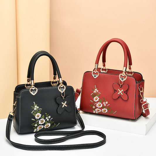 Floral Passion Crossbody Handbag