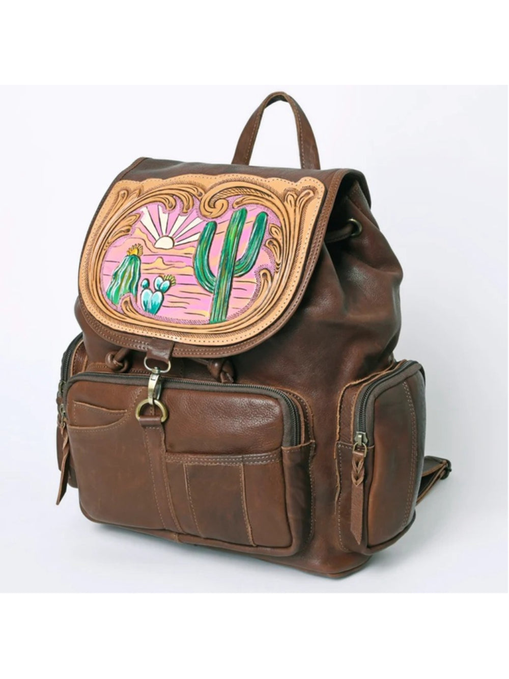 American Darling Painted Desert Leather Backpack