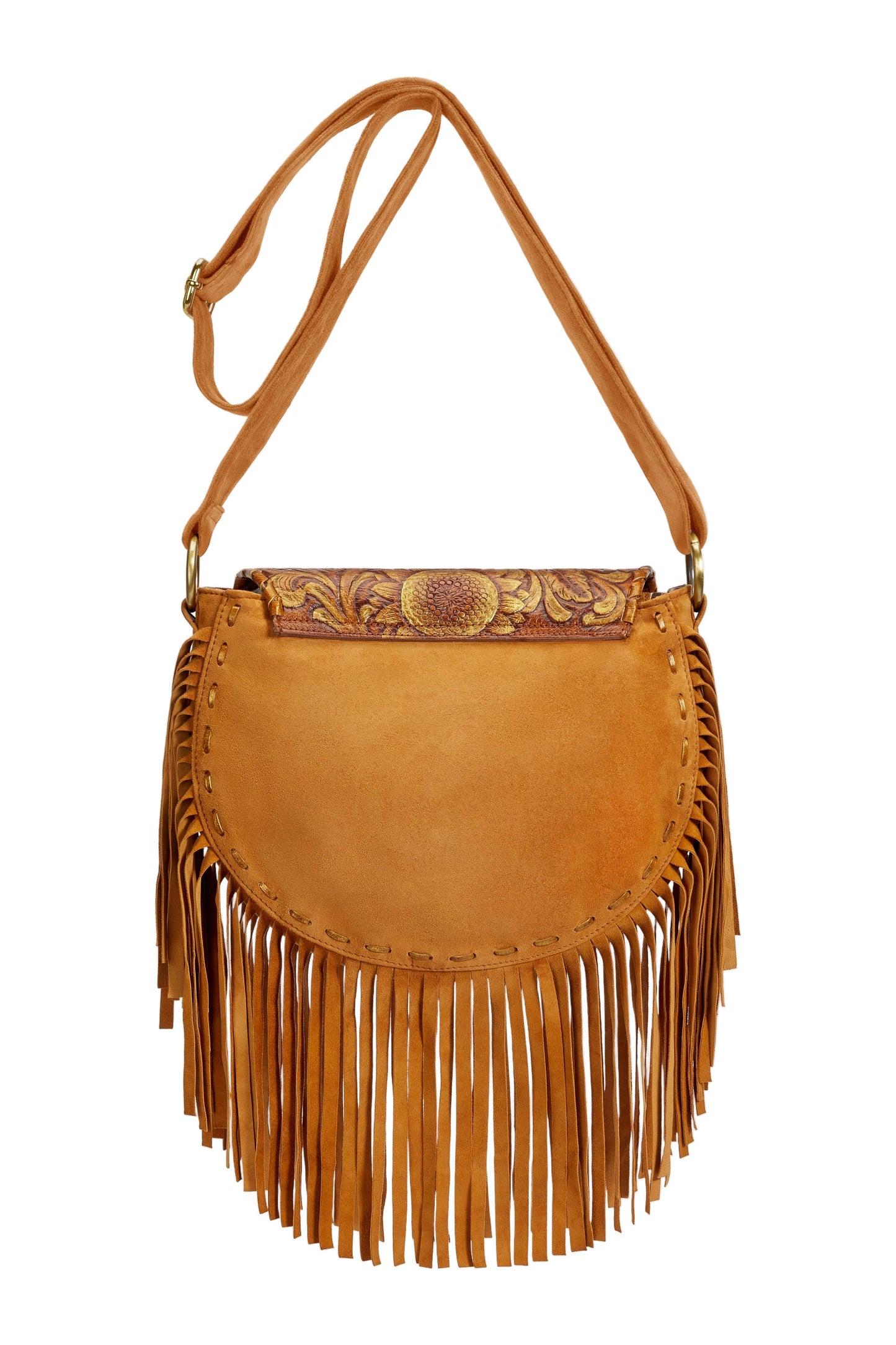 Anahita Sunflower Bag Antique Medium Brown/Gold/Dark Tan