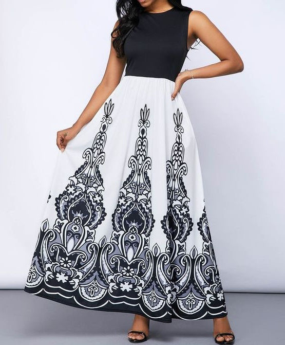 Black and White Dress