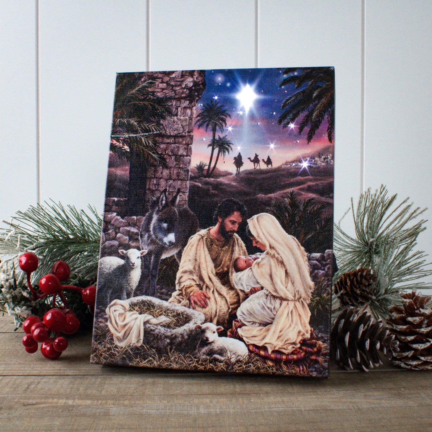 Jesus is Lord 8x6 Lighted Tabletop Canvas