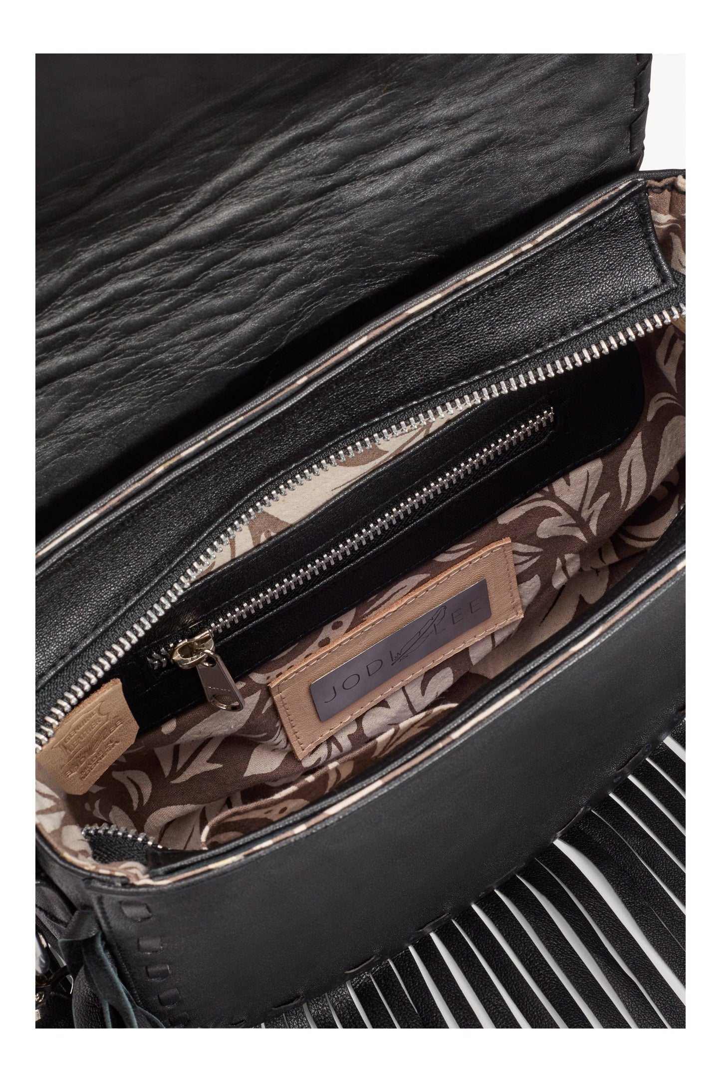 Charm Fringe Bag Black