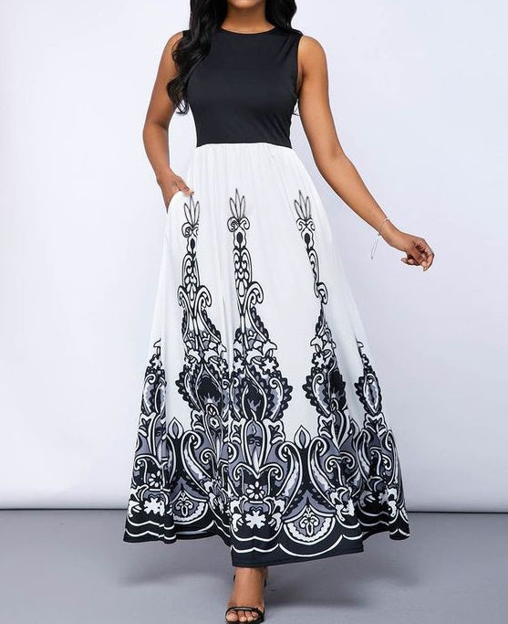 Black and White Dress