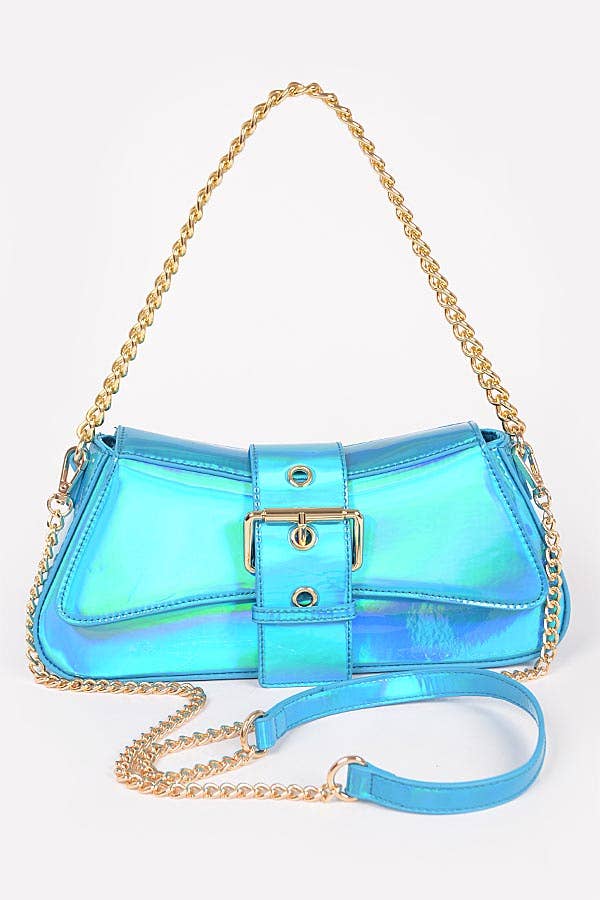 Mirror Metallic Chain Handle Bag HPC5800FU