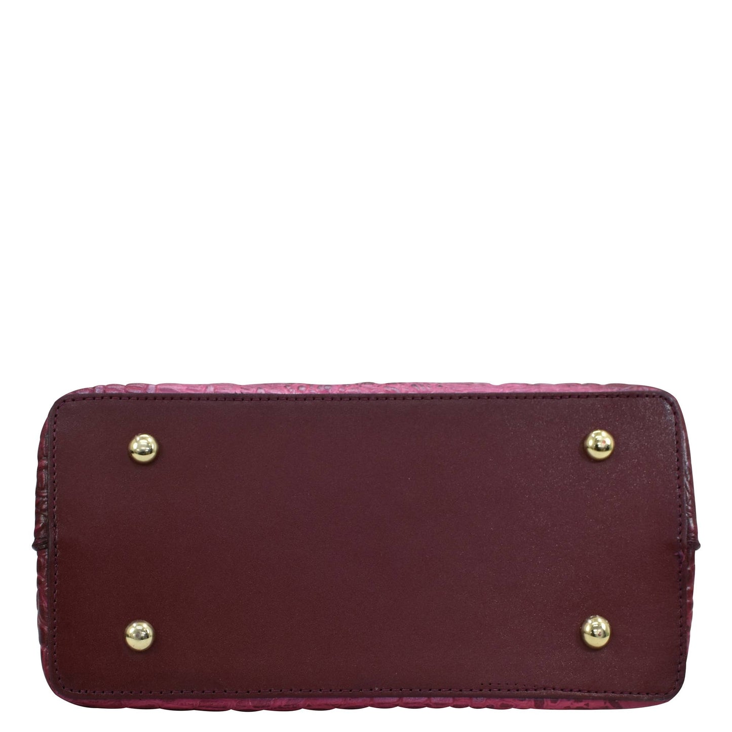Anuschka Croc Embossed Leather Medium Tote - 693 in pink