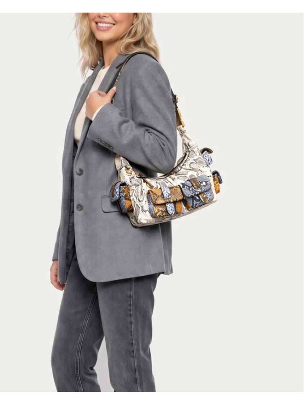 Aimee Kestenber Rebel Snake Convertible Crossbody